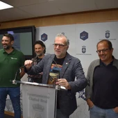 Nacho Sánchez durante la presentación de la Feria del Libro Nacho Sánchez durante la presentación de la Feria del Libro