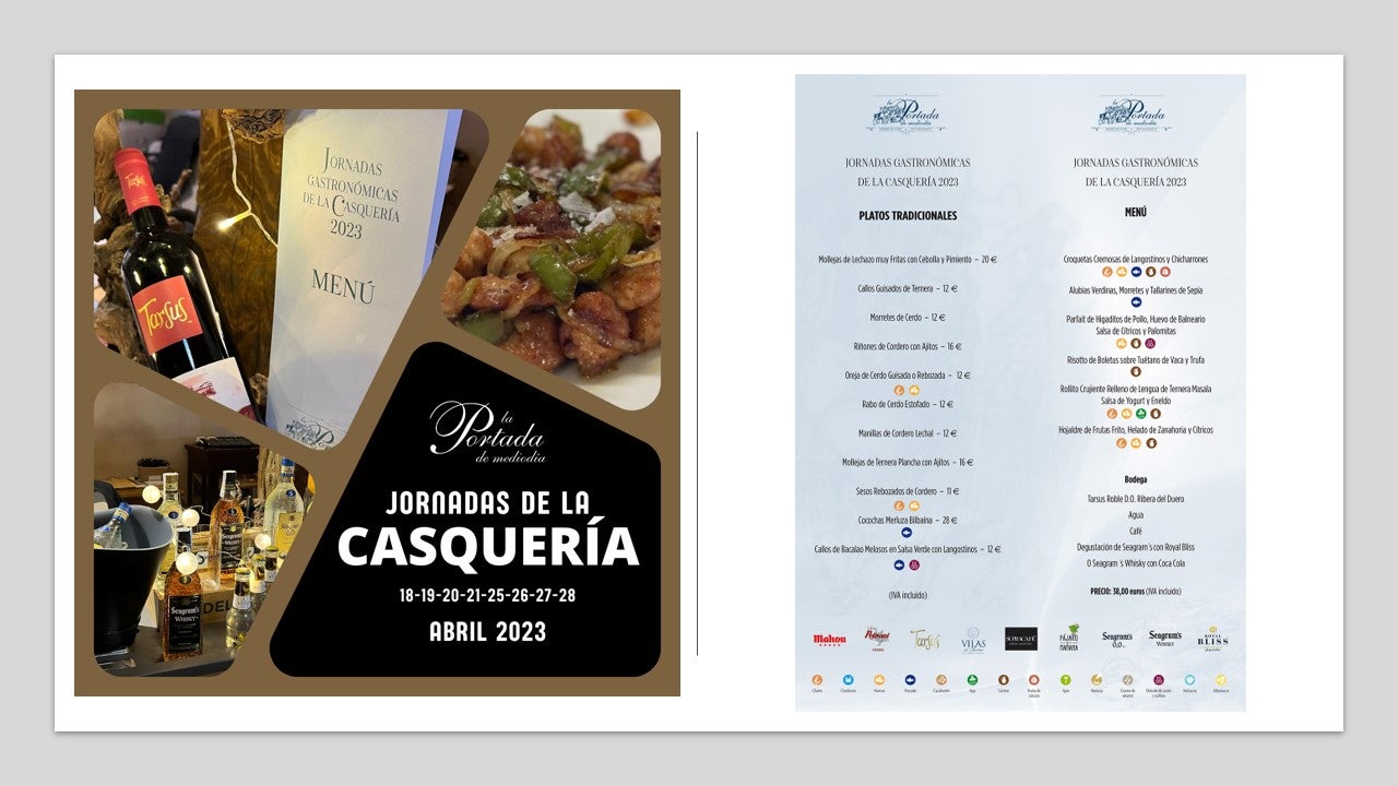 Jornadas de la Casquería en La Portada del Mediodía Jornadas de la Casquería en La Portada del Mediodía