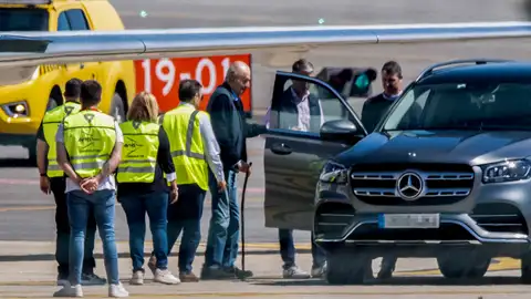 El rey Juan Carlos llega a España El rey Juan Carlos llega a España