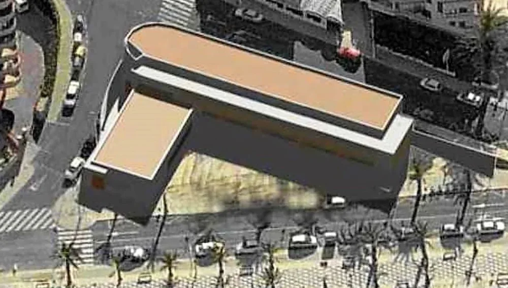 Proyecto del edificio de dos plantas que quiere construir el Ayuntamiento de Elche en Arenales del Sol