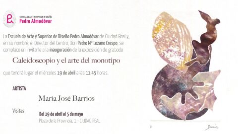 Exposici&oacute;n 'Caleidoscopio y el arte del monotipo' de Mar&iacute;a Jos&eacute; Barrios