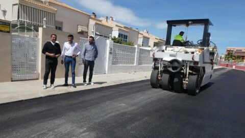 Asfaltado urbanizaciones en La Nucia