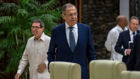 El canciller ruso, Sergei Lavrov, y el canciller cubano, Bruno Rodríguez El canciller ruso, Sergei Lavrov, y el canciller cubano, Bruno Rodríguez