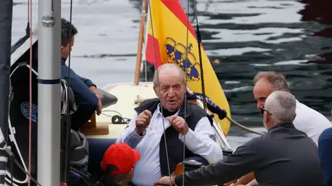 El rey emérito, Juan Carlos I, sale a navegar en Sanxenxo, Pontevedra, este jueves El rey emérito, Juan Carlos I, sale a navegar en Sanxenxo, Pontevedra, este jueves