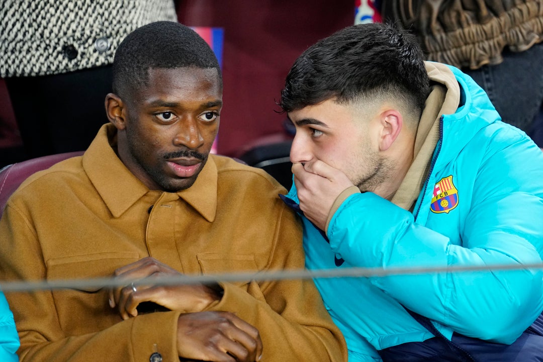 Dembélé, Pedri y De Jong apuntan al Atlético Dembélé, Pedri y De Jong apuntan al Atlético
