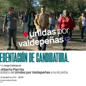 Presentación candidatura Unidas por Valdepeñas Presentación candidatura Unidas por Valdepeñas