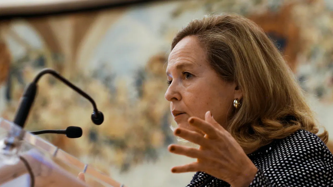 La vicepresidenta primera y ministra de Asuntos Económicos y Transformación Digital, Nadia Calviño