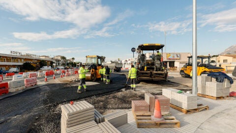 Asfaltado en Avenida Europa L'Alf&agrave;s del Pi