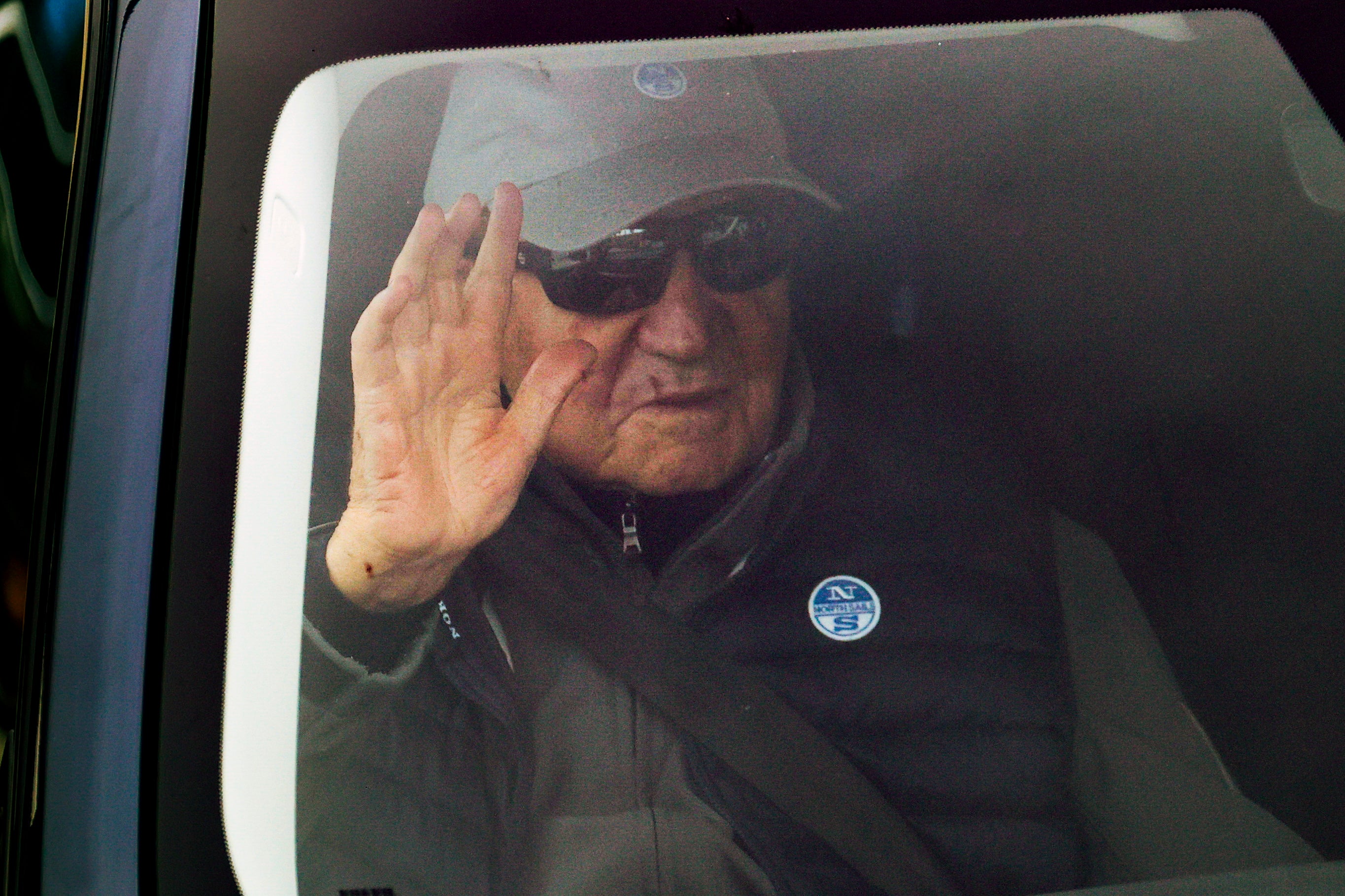 Juan Carlos I llega a Vitoria tras varios días en Galicia Juan Carlos I llega a Vitoria tras varios días en Galicia
