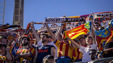 Aficionados valencianistas