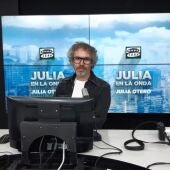 James Rhodes durante una entrevista en 'Julia en la onda'