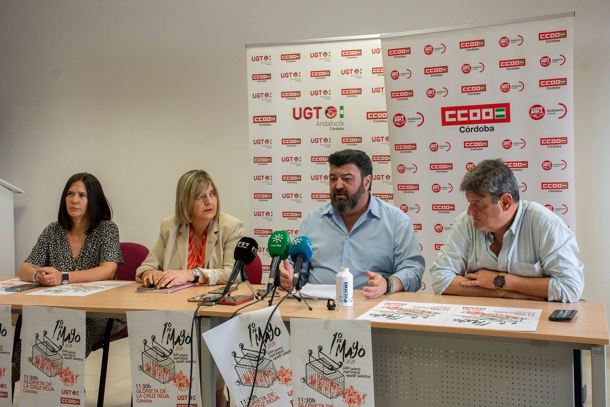 UGT y CCOO destacan la importancia del Primero de Mayo para reivindicar lo conseguido y seguir alcanzando objetivos UGT y CCOO destacan la importancia del Primero de Mayo para reivindicar lo conseguido y seguir alcanzando objetivos