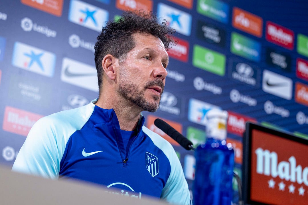 Simeone: "No me detengo a esperar el halago" Simeone: "No me detengo a esperar el halago"