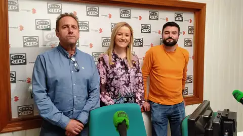 Julián Gómez, Vanessa Irla y Emilio Hidalgo Julián Gómez, Vanessa Irla y Emilio Hidalgo