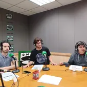 David Tardío, Enrique Domínguez y Miguel Guerra en los estudios de Onda Cero David Tardío, Enrique Domínguez y Miguel Guerra en los estudios de Onda Cero