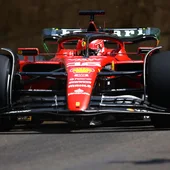 Charles Leclerc durante el GP de Azerbaiyán Charles Leclerc durante el GP de Azerbaiyán