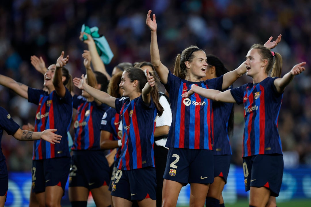 El Barça alcanza su cuarta final de Champions El Barça alcanza su cuarta final de Champions