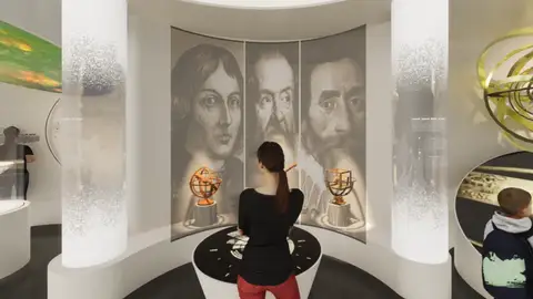 Recreación del interior de Galáctica Recreación del interior de Galáctica