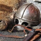 Imagen del casco de un soldado de la Edad Media