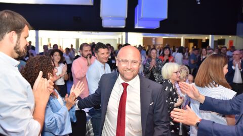 Paco Ponce en su presentación como candidato del PP a la Alcaldía de Petrer.