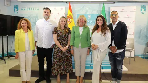 Presentación de la Gala Global Gift 2023 en el Ayuntamiento de Marbella Presentación de la Gala Global Gift 2023 en el Ayuntamiento de Marbella