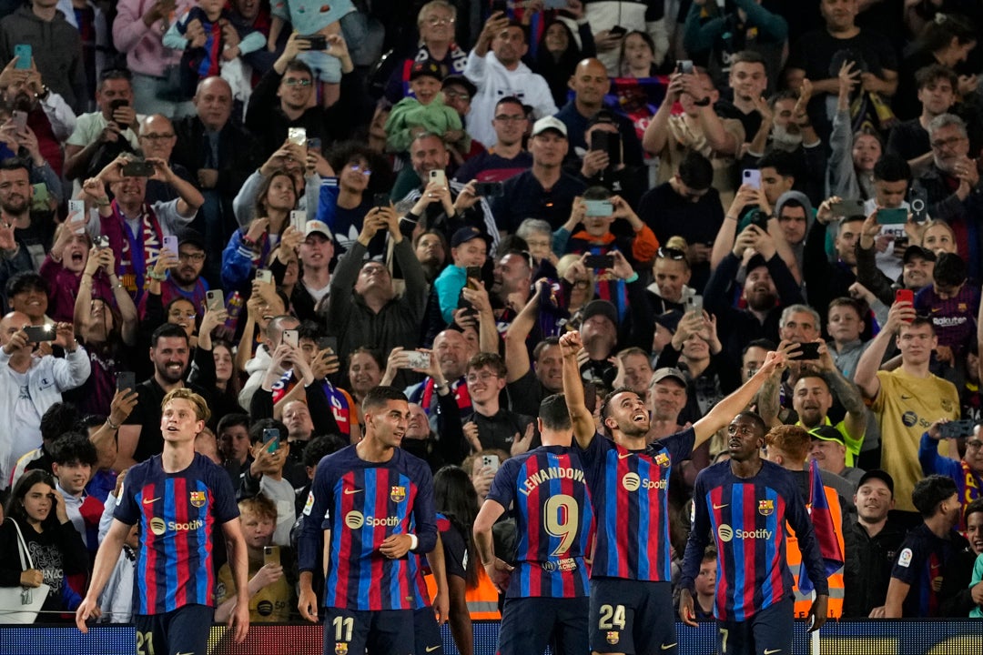Un gol de Jordi Alba da la victoria al Barça, casi campeón de LaLiga Un gol de Jordi Alba da la victoria al Barça, casi campeón de LaLiga
