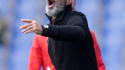 &Aacute;lvaro Cervera, en el partido frente a la Ponferradina.