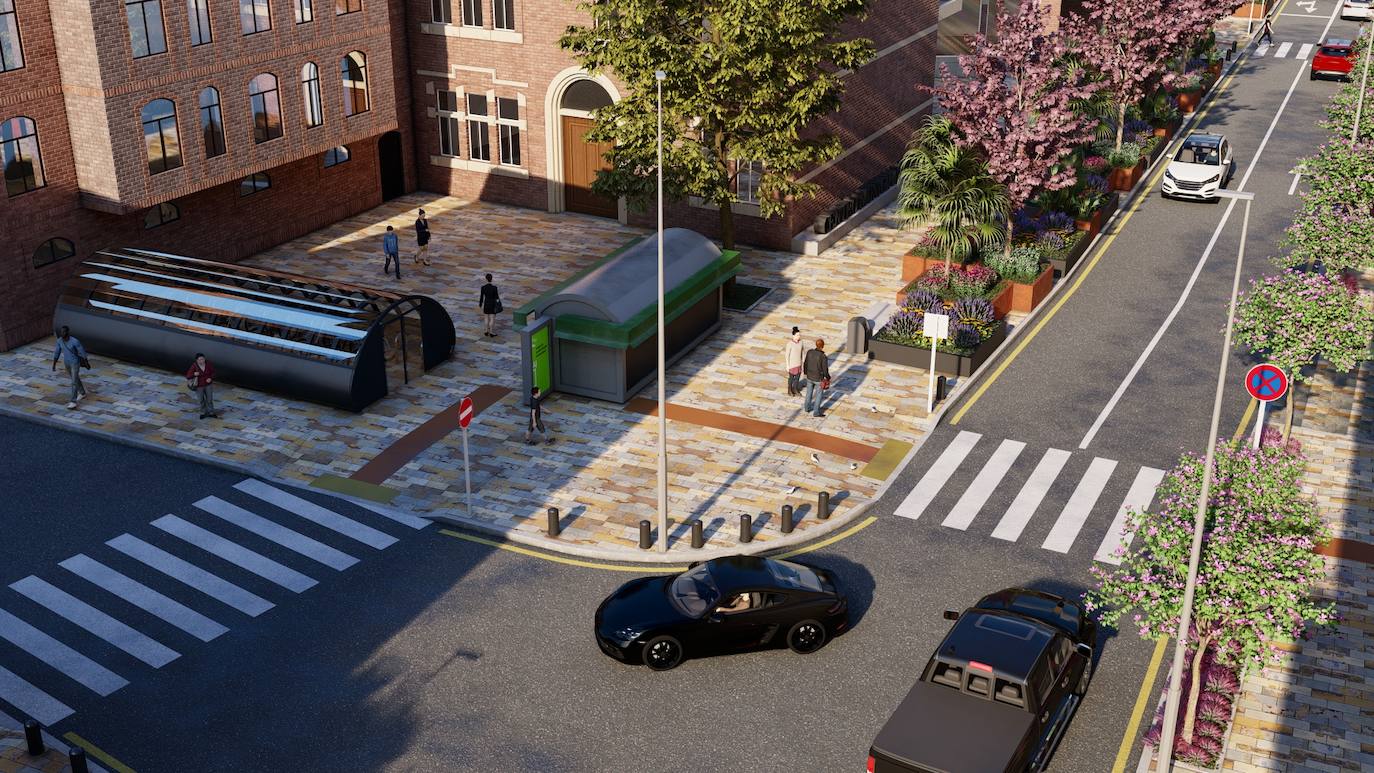 Así será el corredor verde de San Andrés en Murcia Así será el corredor verde de San Andrés en Murcia