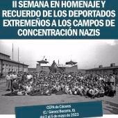 Cáceres celebra una semana en recuerdo de los 310 extremeños deportados a campos nazis