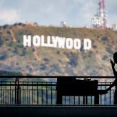Imagen de archivo del letrero de Hollywood en Los Angeles, California