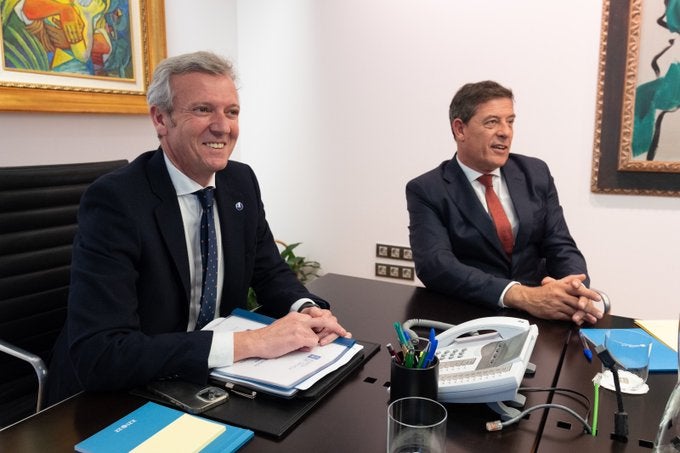 Crónica del primer encuentro institucional entre Alfonso Rueda y Xosé Ramón Gómez Besteiro Crónica del primer encuentro institucional entre Alfonso Rueda y Xosé Ramón Gómez Besteiro