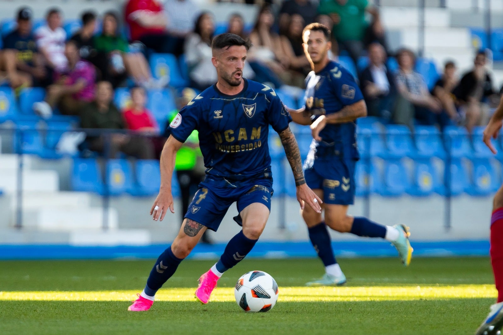 Javi Moreno: "Los playoffs están encaminados en el UCAM" Javi Moreno: "Los playoffs están encaminados en el UCAM"