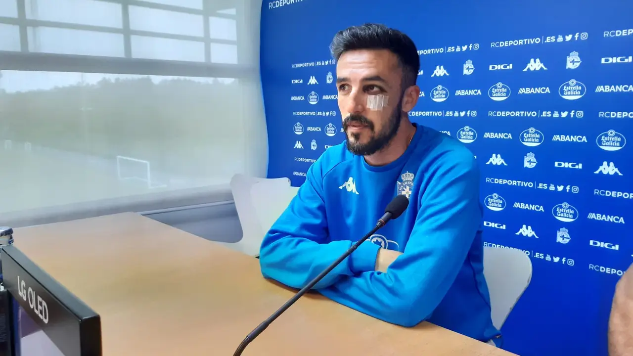 Alberto Quiles ,del Deportivo de La Coruña Alberto Quiles ,del Deportivo de La Coruña