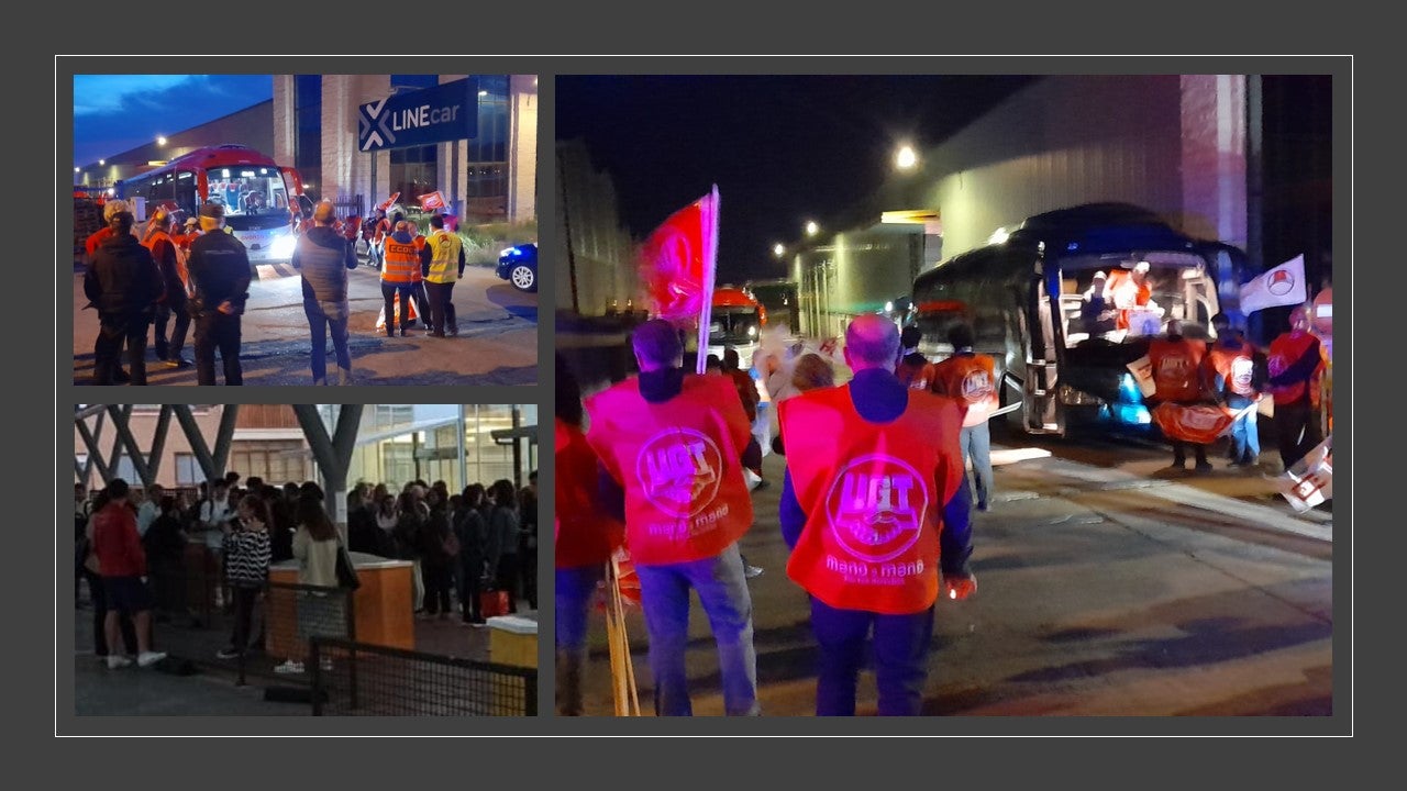 Primera jornada de huelga del transporte de viajeros Primera jornada de huelga del transporte de viajeros