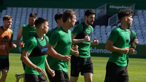 Entrenamiento Racing de Santander