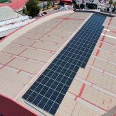 Placas fotovoltaicas en el Polideportivo Municipal de Sagunto