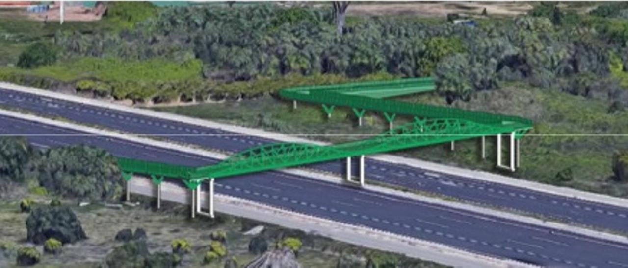 La Generalitat adjudica las obras de dos nuevas pasarelas ciclopeatonales sobre la V21 La Generalitat adjudica las obras de dos nuevas pasarelas ciclopeatonales sobre la V21