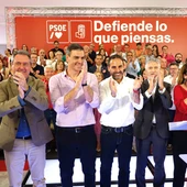 Pedro Sánchez con Daniel Pérez Pedro Sánchez con Daniel Pérez