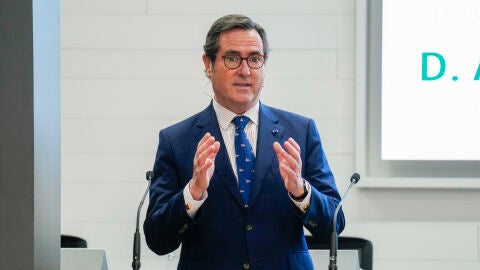 El presidente de CEOE, Antonio Garamendi