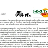 Balance de Legislatura de COAG La Solana Balance de Legislatura de COAG La Solana
