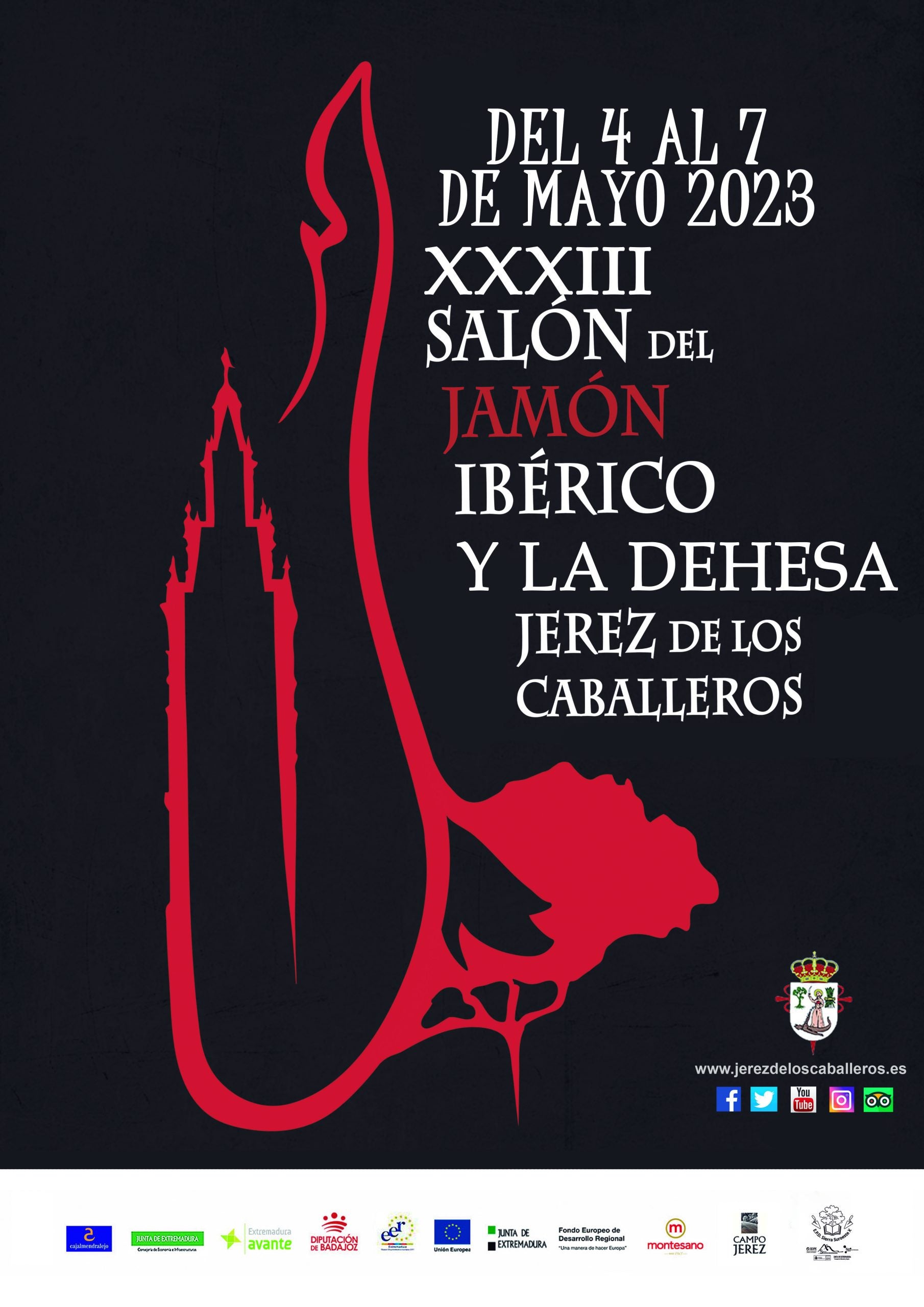 Arranca el XXXIII Salón del Jamón Ibérico y la Dehesa de Jerez de los Caballeros Arranca el XXXIII Salón del Jamón Ibérico y la Dehesa de Jerez de los Caballeros