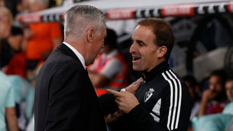 Carlo Ancelotti y Jagoba Arrasate