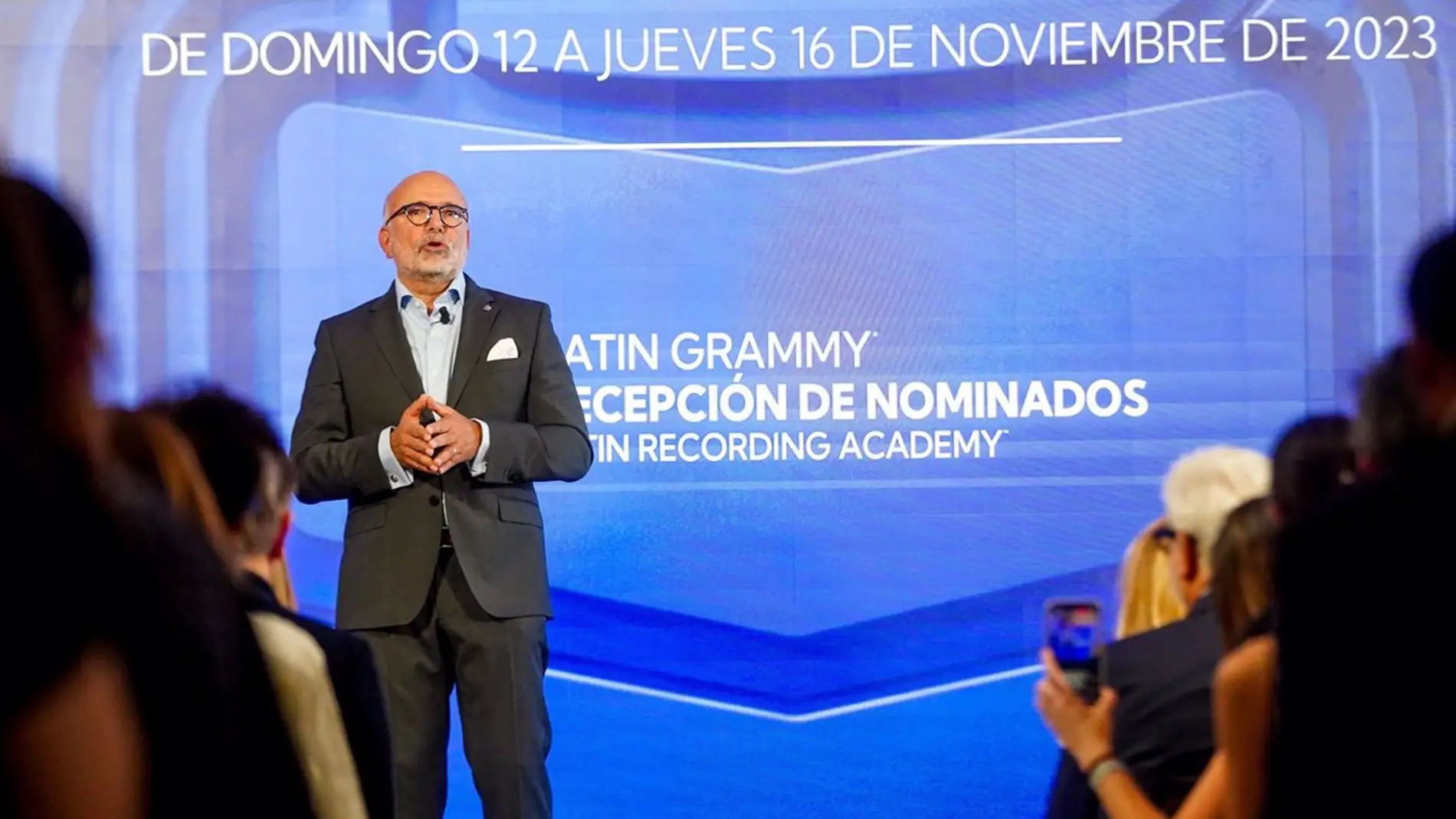  El CEO de la Academia Latina de Grabación, Manuel Abud, anuncia que los Premios Grammy Latinos 2023 se celebrarán el 16 de noviembre en el Fibes 