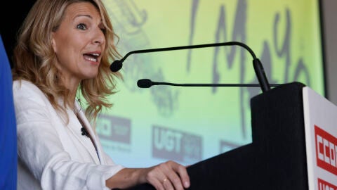 Yolanda D&iacute;az se divide y apoyar&aacute; a M&aacute;s Madrid, Comprom&iacute;s y Unidas Podemos en la campa&ntilde;a del 28M/ EFE/ J.j.guillen