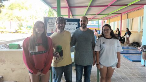 M&aacute;s de Uno Ibiza y Formentera visita el IES Sa Blanca Dona