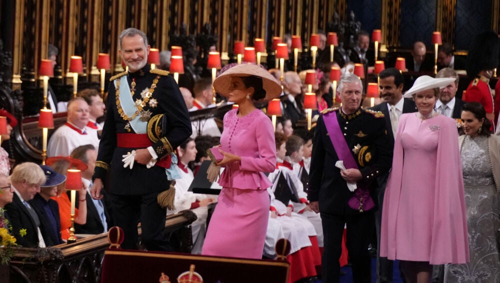 Los Reyes de España ya están en la Abadía de Westminster