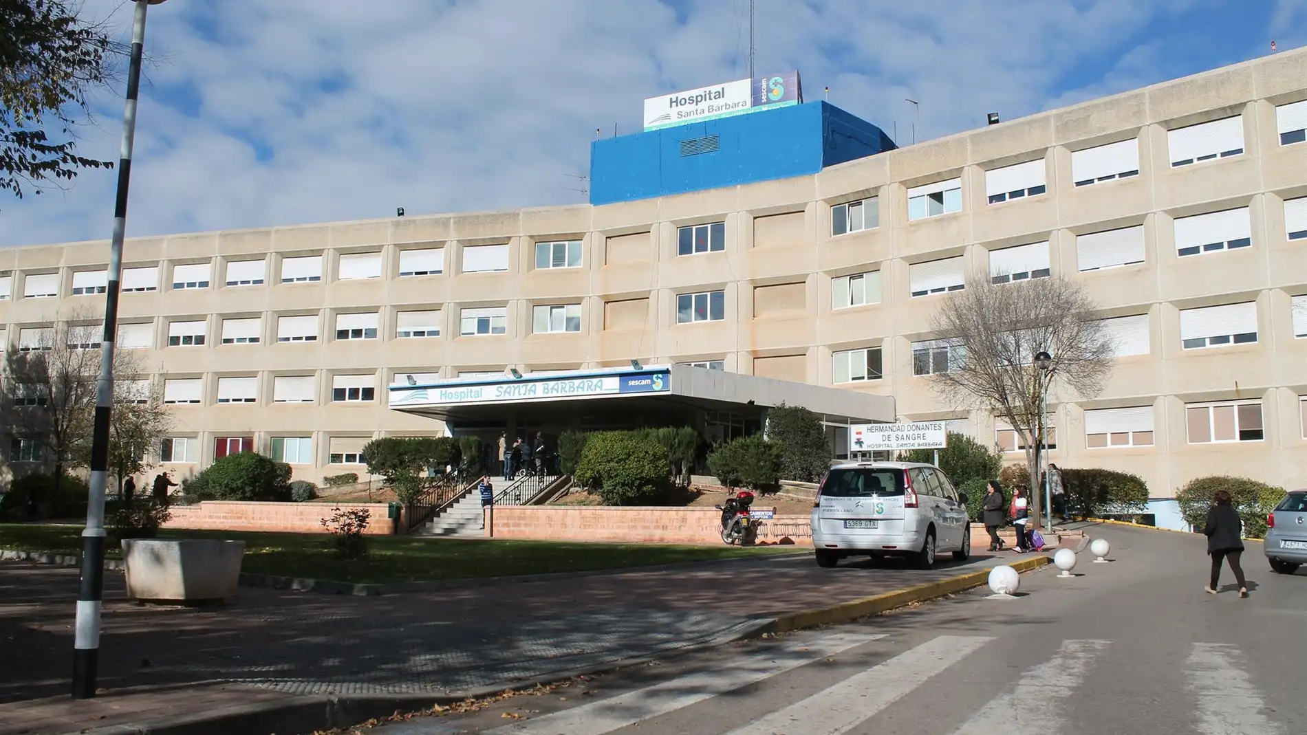 El herido se trasladó al Hospital de Puertollalno