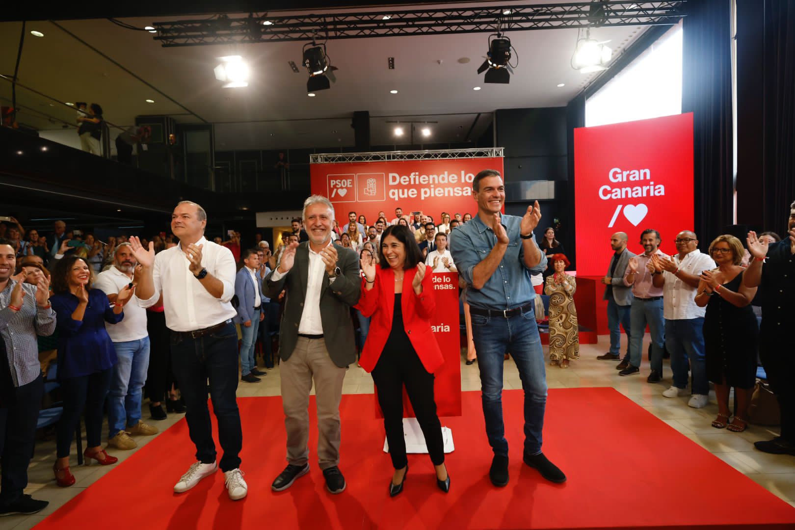 Pedro Sánchez en Las Palmas de G.C:"Canarias va a ser la vanguardia de la victoria electoral que vamos a tener en todas España en 28M" Pedro Sánchez en Las Palmas de G.C:"Canarias va a ser la vanguardia de la victoria electoral que vamos a tener en todas España en 28M"