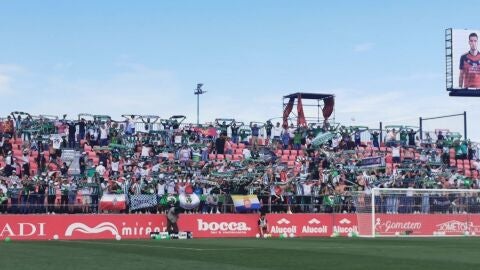 Grada visitante de Anduva - Afici&oacute;n racinguista 