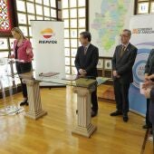 Firma del acuerdo entre REPSOL y el Gobierno aragonés